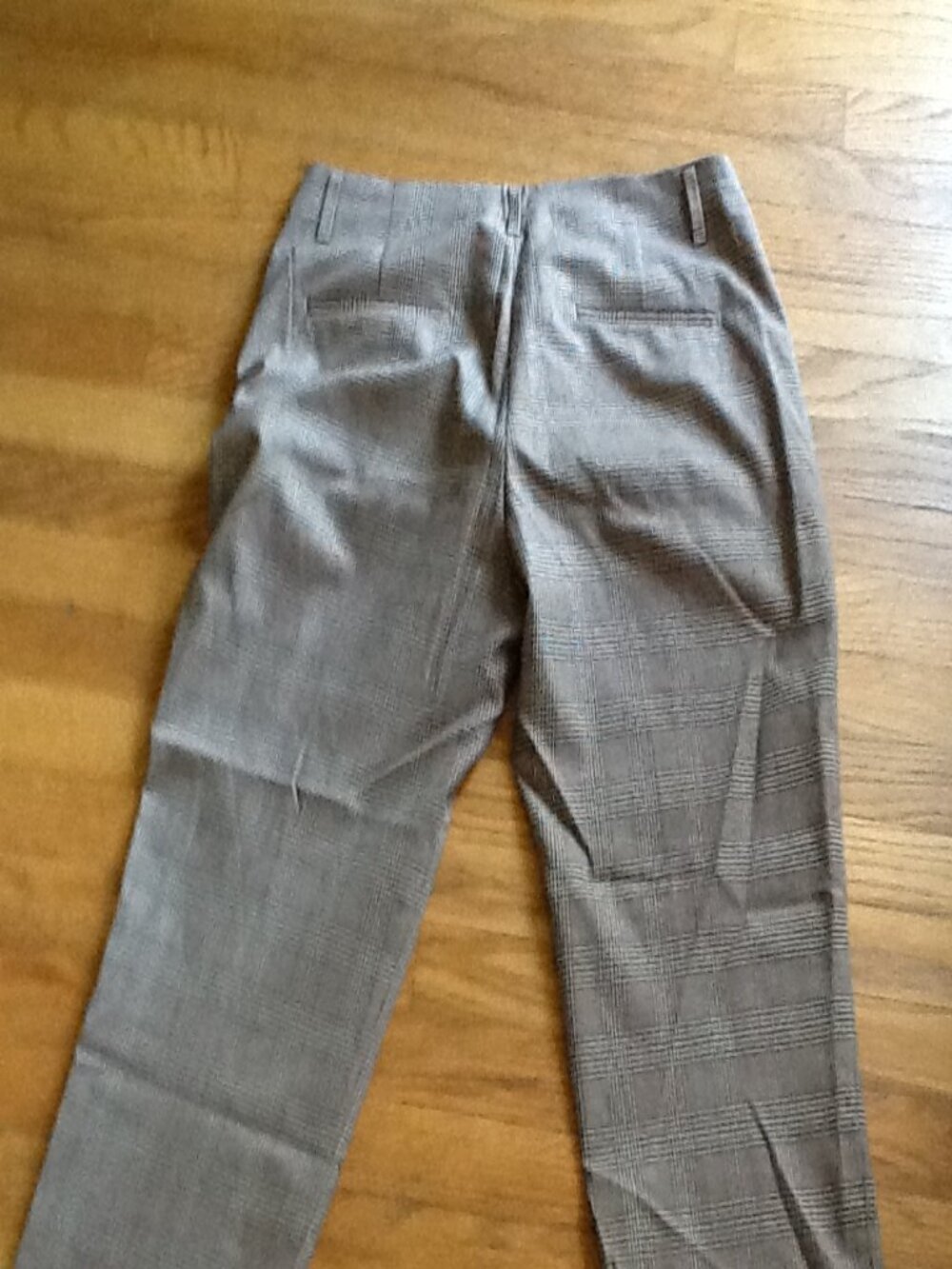Tan Checked Trouser - Picture 3 of 4